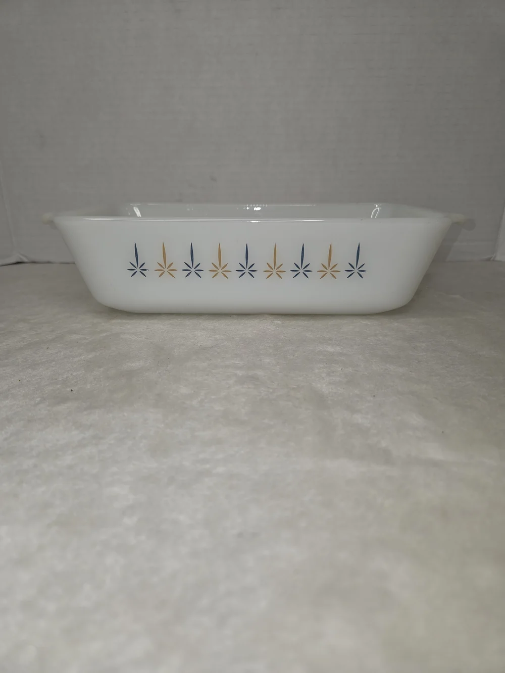 Vintage  Fire King Candle Glow 441 Rectangle Loaf Baking Casserole Dish 1 Qt.